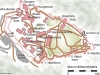 Plán pevnosti Königstein